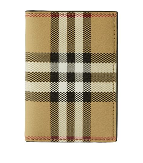 burberry vintage check folding wallet|burberry men's wallet money clip.